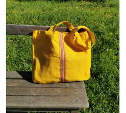 Sac en lin jaune