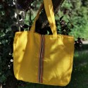 Sac en lin jaune