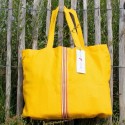 Sac en lin jaune