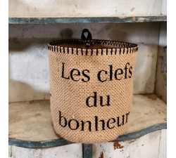 Petit panier clefs du bonheur