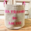 PANIER PERSONNALISE LOUISE ROSE.