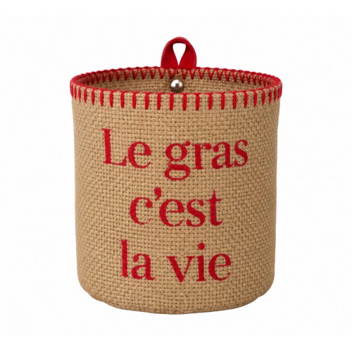 Petit panier le gras c'est la vie.
