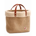 Cabas en jute pailletée tour doux