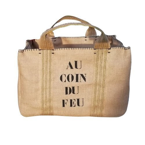 Au coin du feu (sac à bûches) – Orange