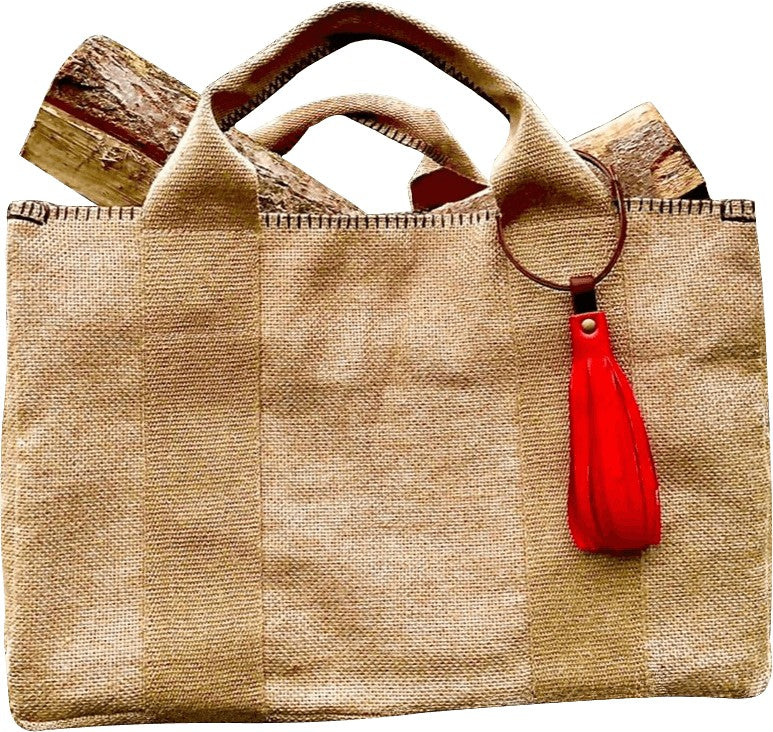 Sac à bûches et son pompon – Orange