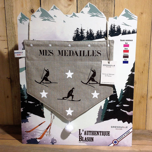 Blason porte-médailles – Chocolat